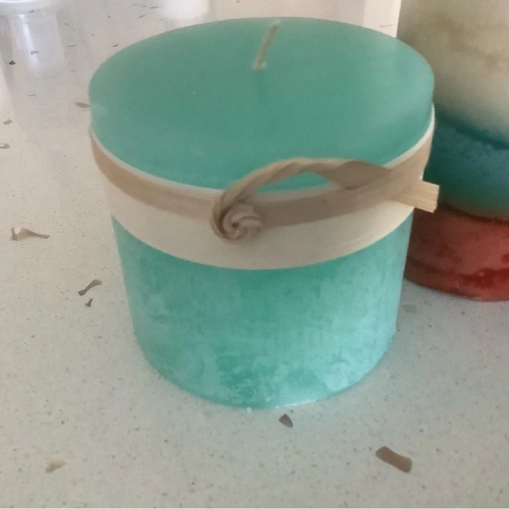 Multicolor Layered Candles Set - Picture 3 of 3